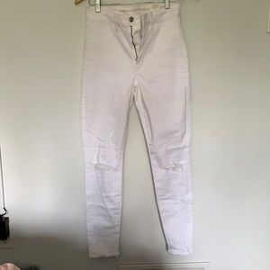 White American eagle jeans